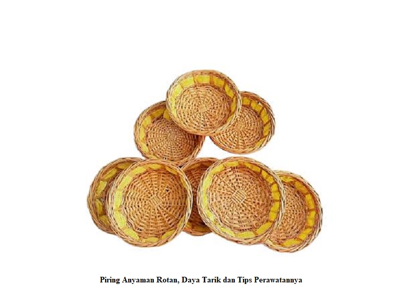 Piring Anyaman Rotan