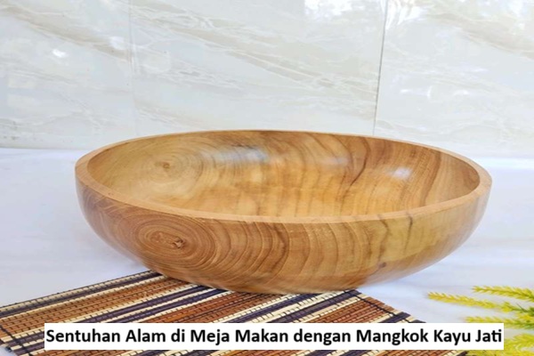 Mangkok Kayu Jati